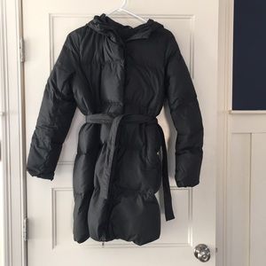 J. Crew Factory Women’s Long Belted Puffer Jacket